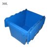 black plastic storage baskets