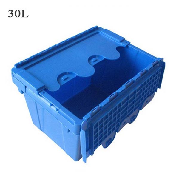 black plastic storage baskets