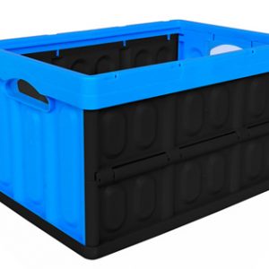 collapsible crate with handles