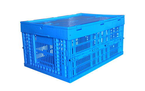 collapsible plastic storage crates