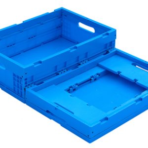 collapsible storage containers with lids