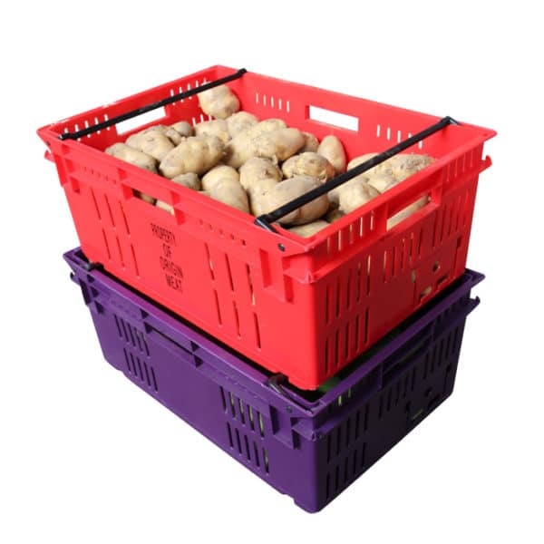 container plastic crate box for fruit