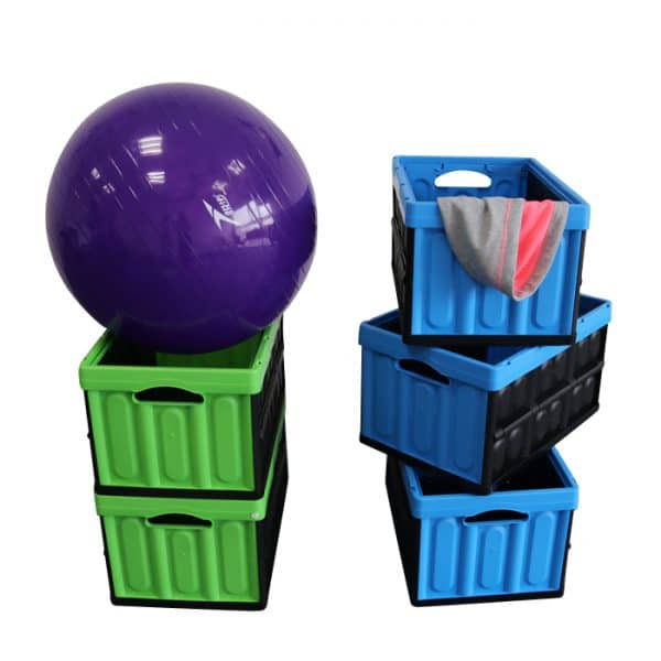 folding storage bins