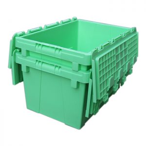 hinged storage containers