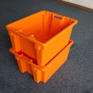 nested and stacked containers