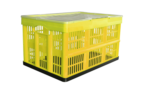 rolling collapsible crate