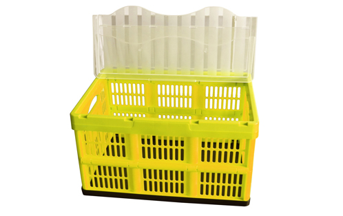 rolling collapsible crate