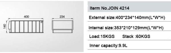 stackable bin organizers