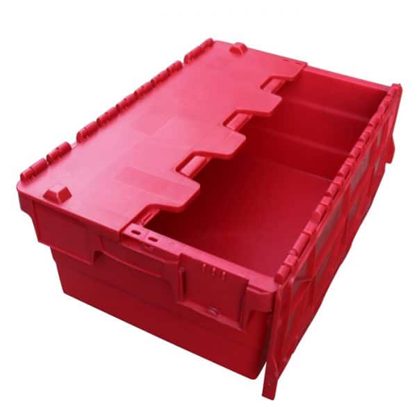 storage totes with attached lids