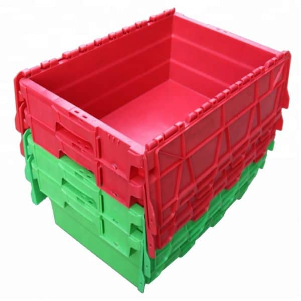 storage totes with attached lids