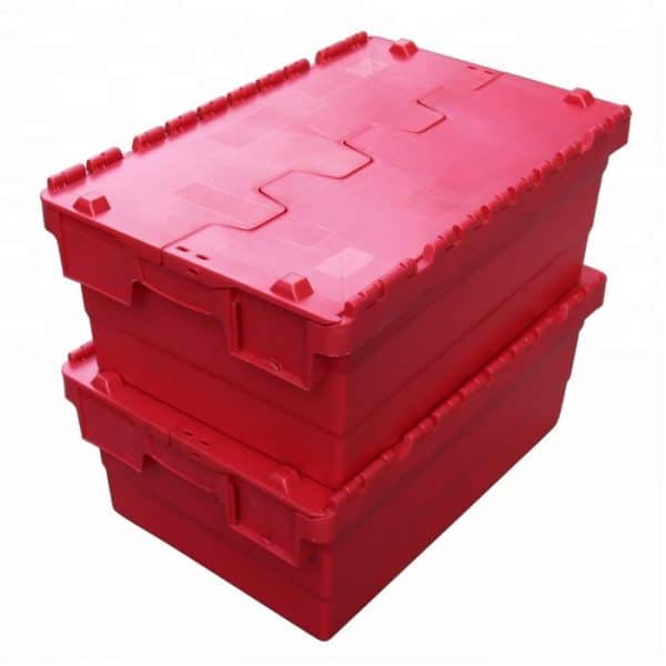 storage totes with attached lids