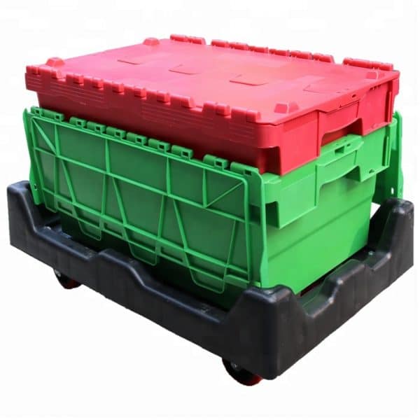 storage totes with attached lids