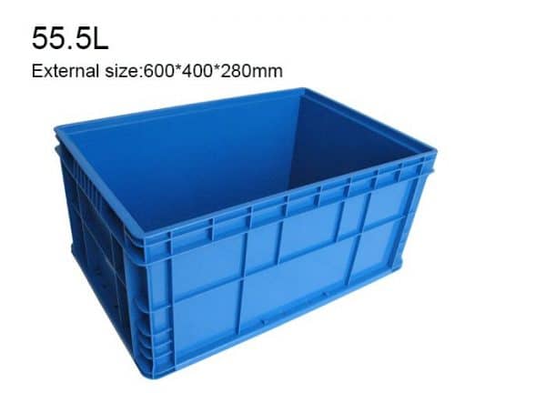 straight wall container solid stackable