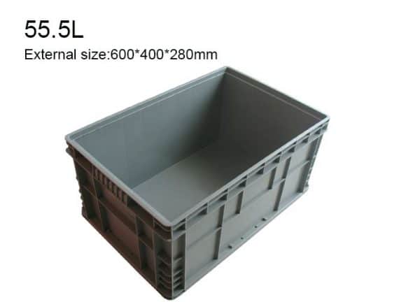 straight wall container solid stackable
