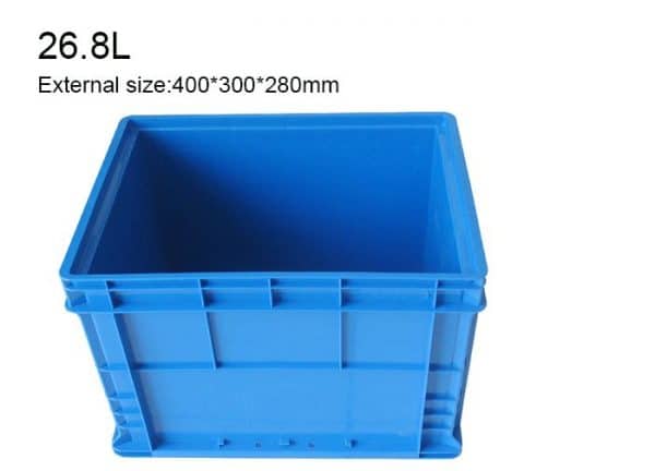 straight wall storage totes